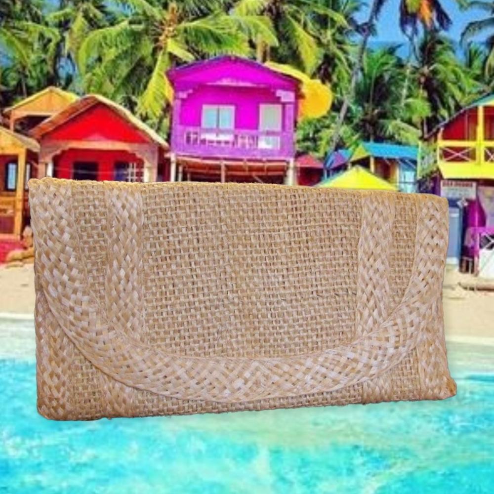 Vintage Hawaiian Envelope  Clutch